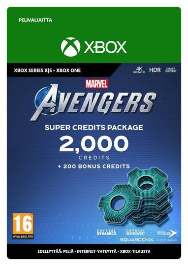 Marvel's Avengers Super Credits -paketti