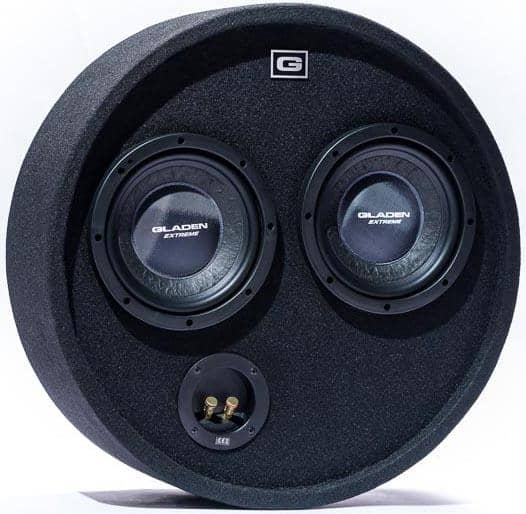 Gladen RS 08 Extreme RB Dual 2x8'' koteloitu subwoofer