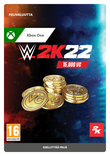15000 WWE 2K22 Virtual Currency -paketti (Xbox One)