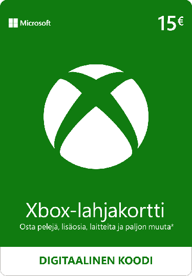 Xbox-lahjakortti 15€