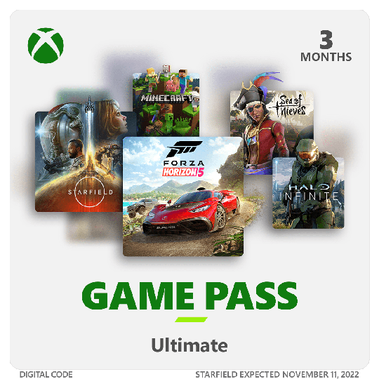 Xbox Game Pass Ultimate 3 kuukautta