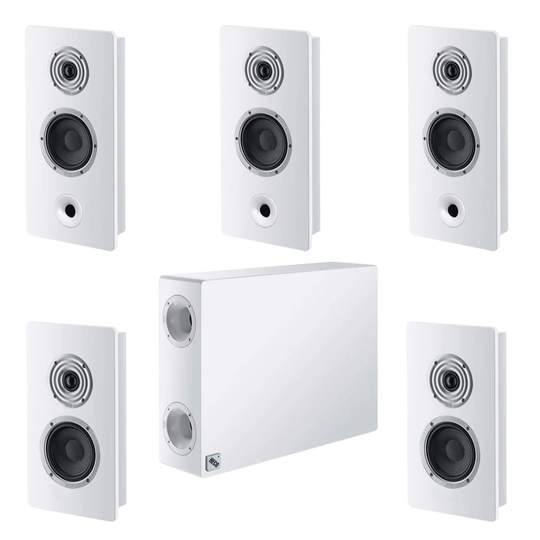 Heco Ambient 5.1 kotiteatterisarja, valkoinen