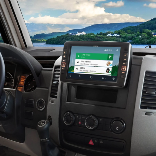 Alpine X903D-S906 autosoitin MB Sprinter