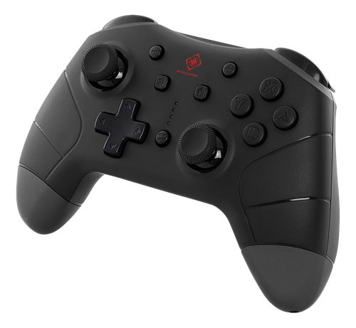 DELTACO GAMING Switchin Langaton Ohjain, Bluetooth 2.1, Musta