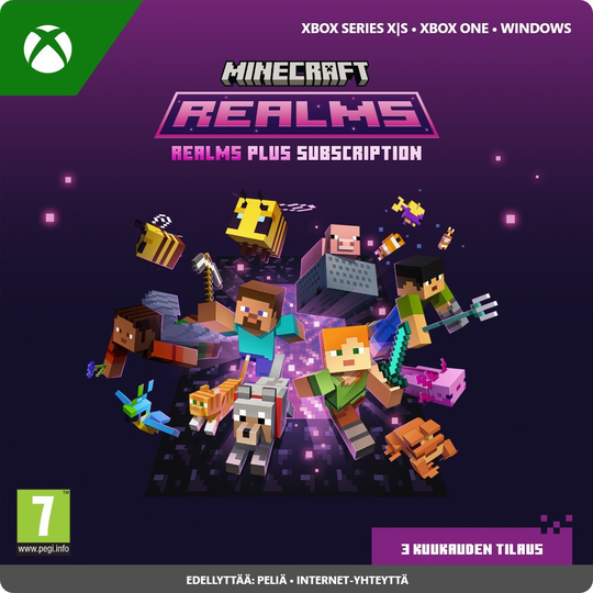 Minecraft Realms Plus 3-Month Subscription