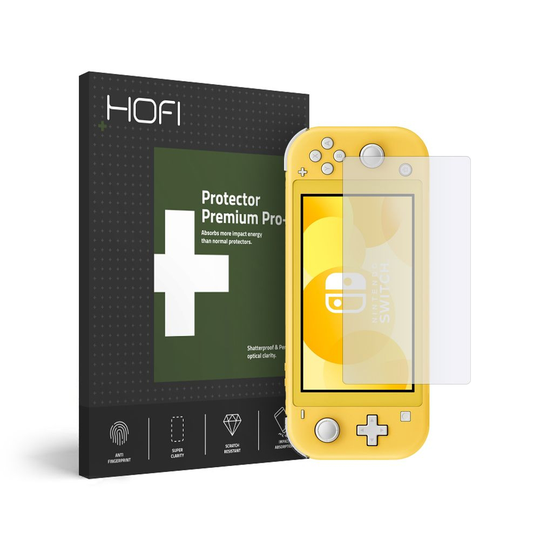 HOFI Iskunkestävä Panssarilasi Pro+ Nintendo Switch Lite