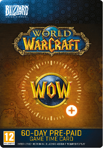60 päivää WoW-peliaikaa -lahjakortti