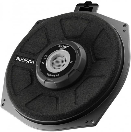 Audison APBMW S8-2 BMW 8" subwoofer, 2 ohm, kpl