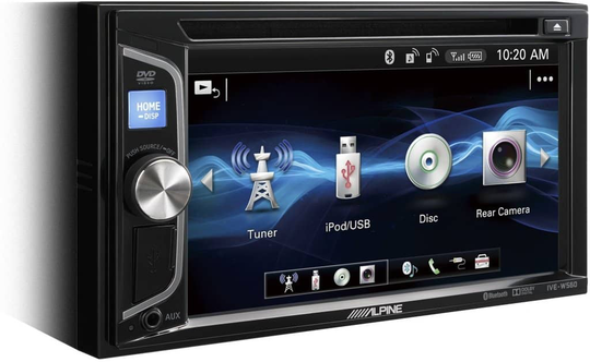 Alpine IVE-W560BT autosoitin