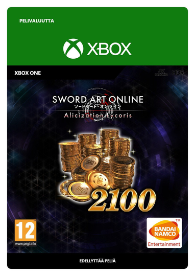 SWORD ART ONLINE Alicization Lycoris 2100 SAO Coins
