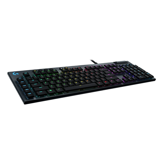Logitech - G815 LIGHTSYNC RGB Mechanical Gaming Keyboard– GL Tactile - CARBON - PAN - NORDIC
