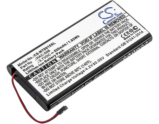 Nintendo Switch ohjain akku 520mAh