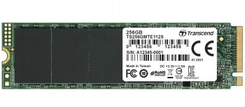 TRANSCEND 256GB, M.2 2280 PCIE GEN3X4, M-KEY, 3D TLC, DRAM-LESS