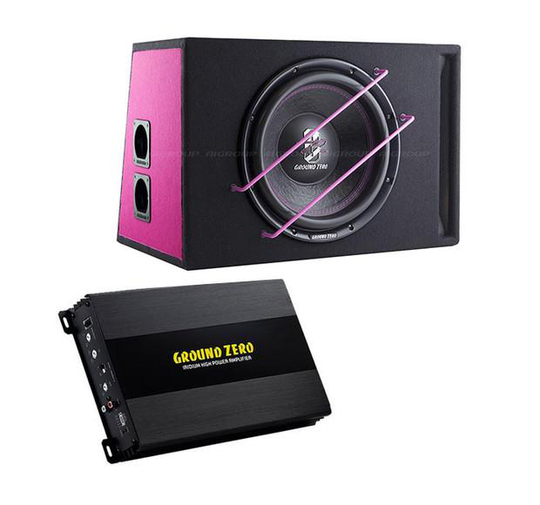 Ground Zero 400 SPL BassKit PINK