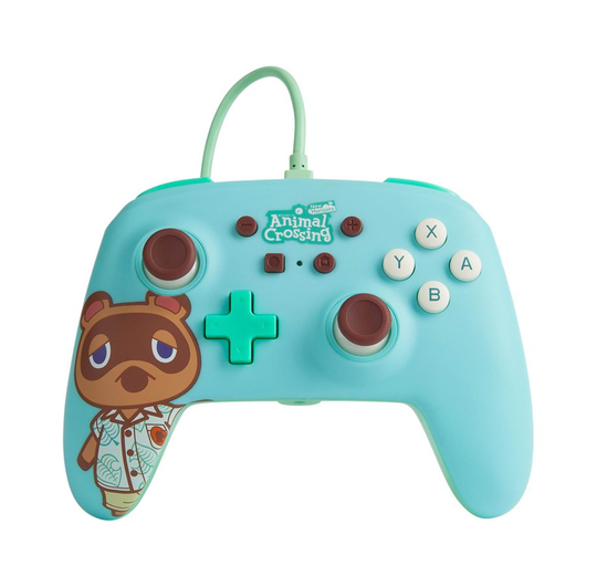 PowerA Enhanced Wired Controller For Nintendo Switch– Animal Crossing: Tom Nook