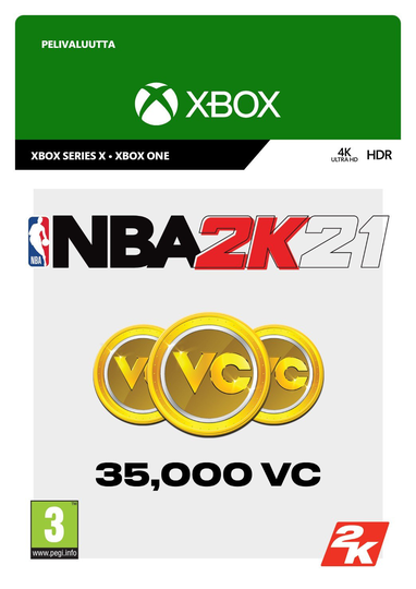 NBA 2K21 35 000 VC-yksikköä