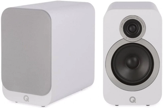 Q Acoustics 3020i jalustakaiutin, valkoinen, pari
