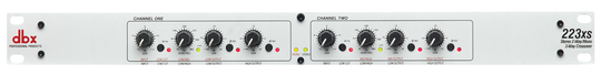 dbx 223XS Stereo 2-Way/Mono 3-Way Crossover (2-tie/Mono 3-tie) -