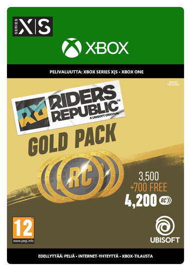 Riders Republic Coins Gold Pack 4200 krediittiä