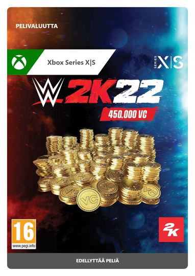 450000 WWE 2K22 Virtual Currency -paketti (Xbox Series X|S)