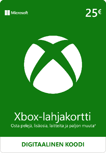 Xbox-lahjakortti 25€