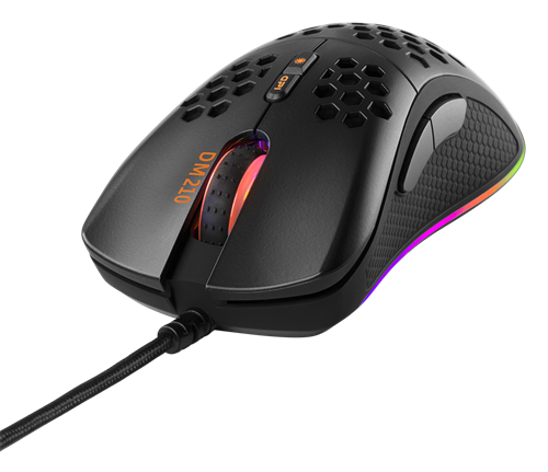 DELTACO GAMING DM210 Ultrakevyt Pelihiiri, RGB, Musta
