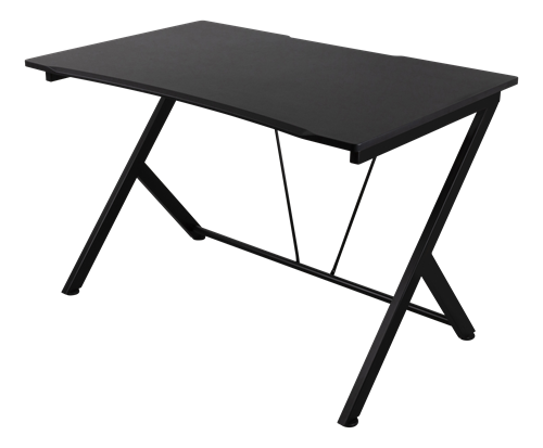 DELTACO GAMING Pelipöytä, Metallijalat, PVC-pinnoite, Musta
