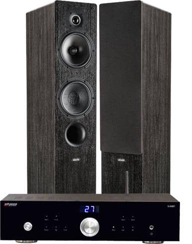 Indiana Line Tesi 561 + Advance Acoustics X-i50BT stereopaketti, musta