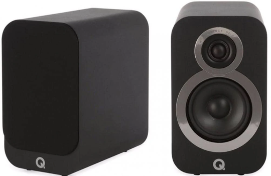 Q Acoustics 3010i jalustakaiutin, musta, pari