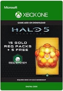 Halo 5: Guardians: 15 Gold REQ Packs + 5 Free