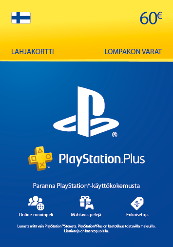 PlayStation Store -lahjakortti 60€