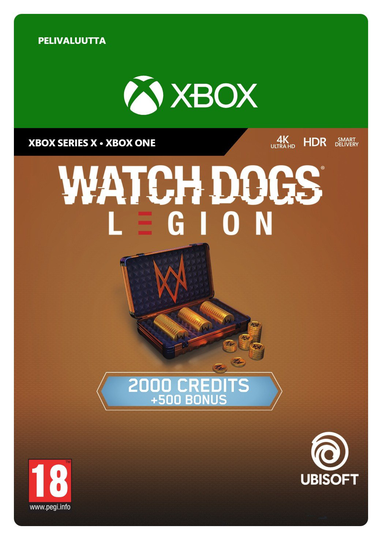 Watch Dogs: Legion Credits -paketti (2500 Creditiä)