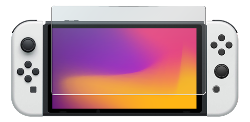 DELTACO GAMING Näytönsuoja, Nintendo Switch 7" OLED, 0,33mm, 9H