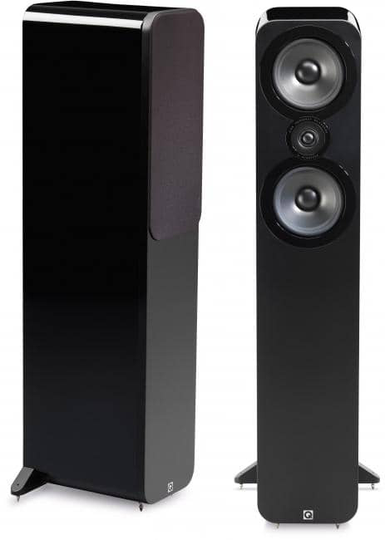 Q-Acoustics 3050 laittiakaiutin, pianokiiltävä musta, pari