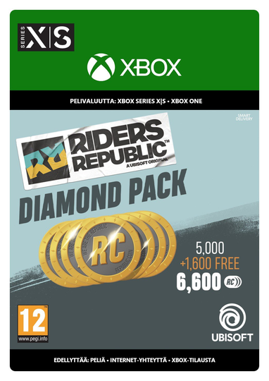 Riders Republic Coins Diamond Pack 6600 krediittiä