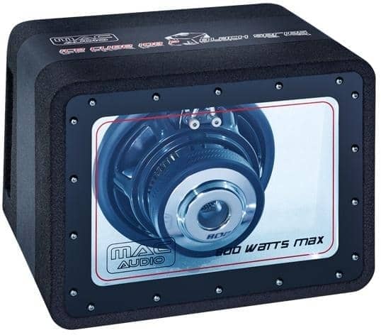 MacAudio Ice Cube 108 P Black Series 8" koteloitu subwoofer Asiakas Palautus
