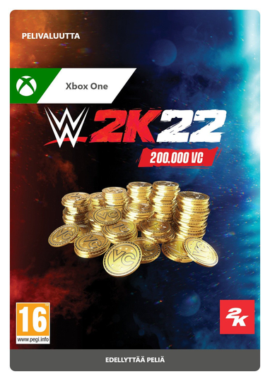 200000 WWE 2K22 Virtual Currency -paketti (Xbox One)