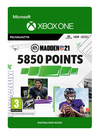 MADDEN NFL 21 5850 MADDEN-pistettä