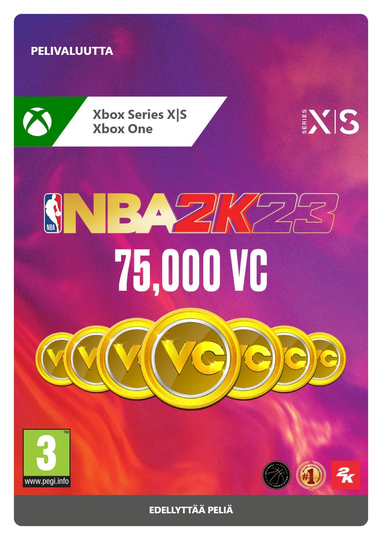 75000 VC-yksikköä - NBA 2K23
