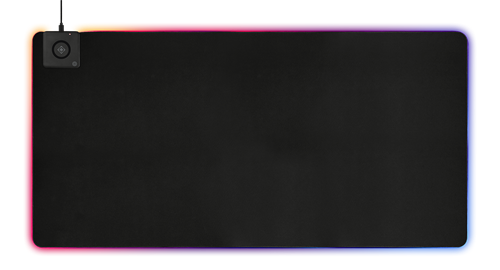 DELTACO GAMING DMP330 RGB-hiirimatto, XXL-koko, 10W Pikalataus, Musta
