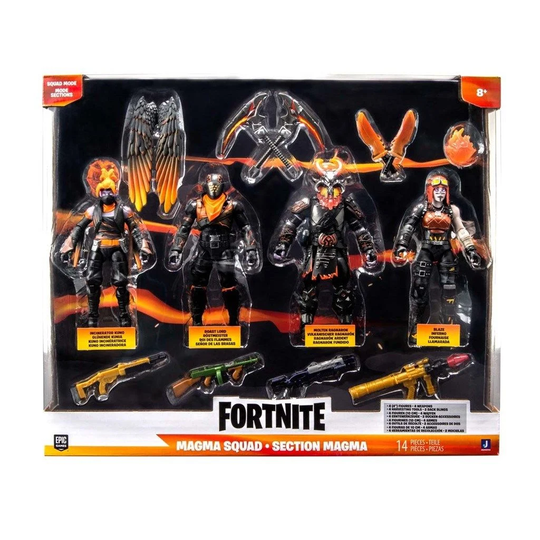 Fortnite - 4 fig pack Squad Mode Magma (922-1157)