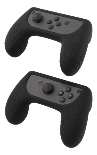 DELTACO GAMING Silikoninen Kädensija Joy-Con-peliohjaimelle, Musta