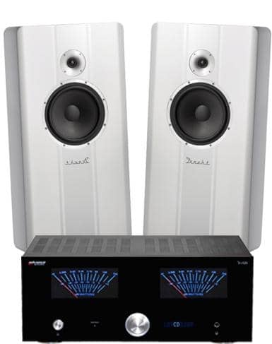Heco Direkt + Advance Acoustics X-i125 stereopaketti, valkoinen