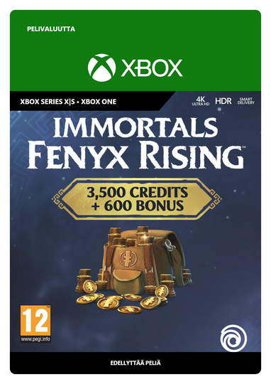 IMMORTALS FENYX RISING KOLOSSAALINEN KREDIITTIPAKETTI