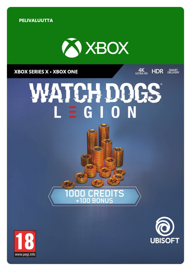 Watch Dogs: Legion Credits -paketti (1100 Creditiä)