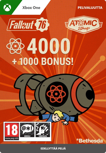 4000 atomia (+1000 bonusatomia) - Fallout 76