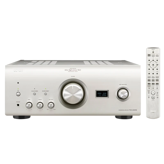 Denon PMA-2500NE stereovahvistin, hopea