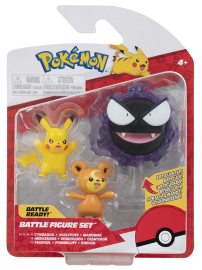 Pokemon - Battle Figure 3-Pack - Teddiursa (PKW2347)