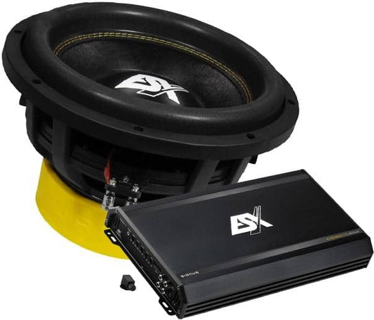 ESX Audio QXE 12D2 + SXE2800.1D bassopaketti
