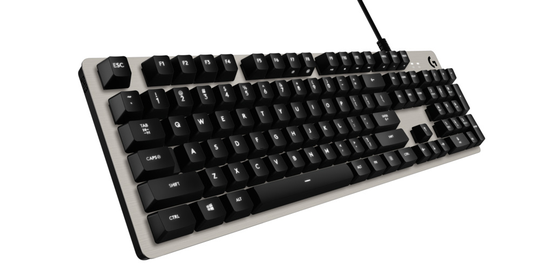 Logitech - G413 Mechanical Gaming Keyboard Silver Nordic Layout
